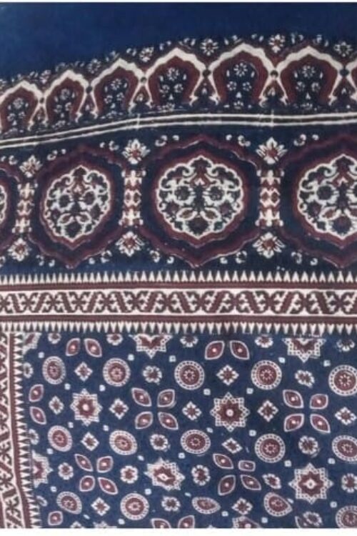 Sindhi Ajrak  Wength39inch  Length 5Meter