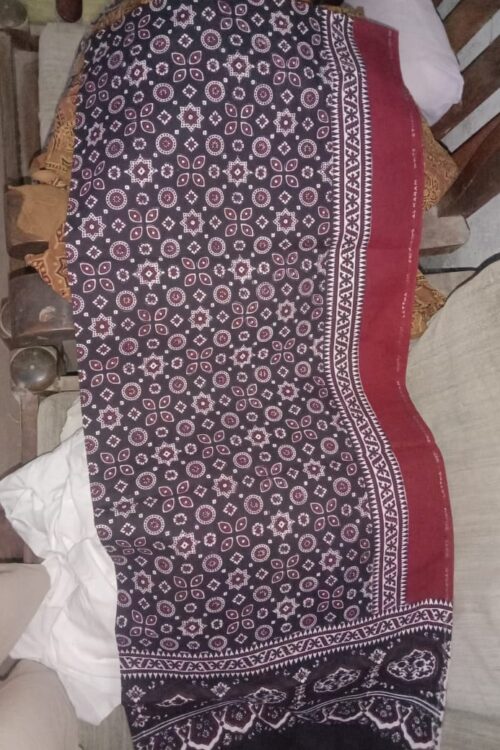 Sindhi Ajrak Wength39inch  Length 5Meter