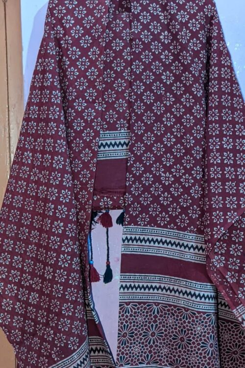 Loan 2 piece  Shirt length 2.75/wength47 Duppata length 2.75/wength47 inch