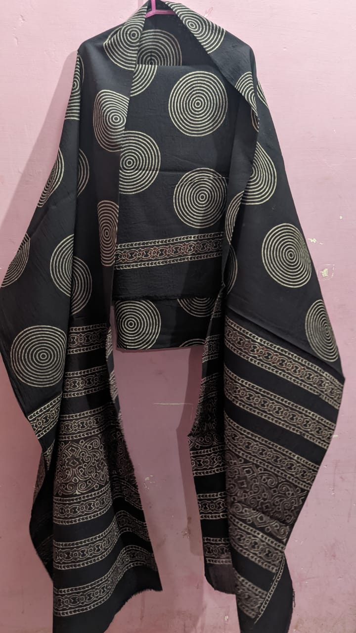 Loan 2 piece  Shirt length 2.75/wength47 Duppata length 2.75/wength47 inch